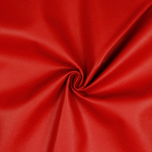 Faux Leather - Red $22.49/ Yard