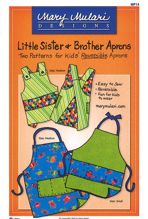 Little Sister and Brother Aprons