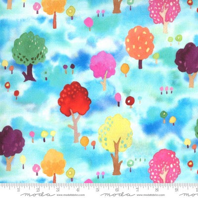 Fanciful Forest - Turquoise $11.99/ Yard