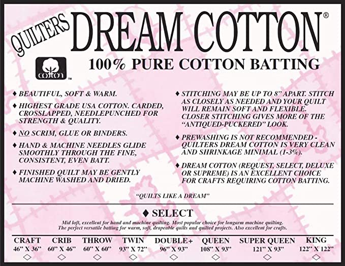 Organic Cotton Needle Punched Batting