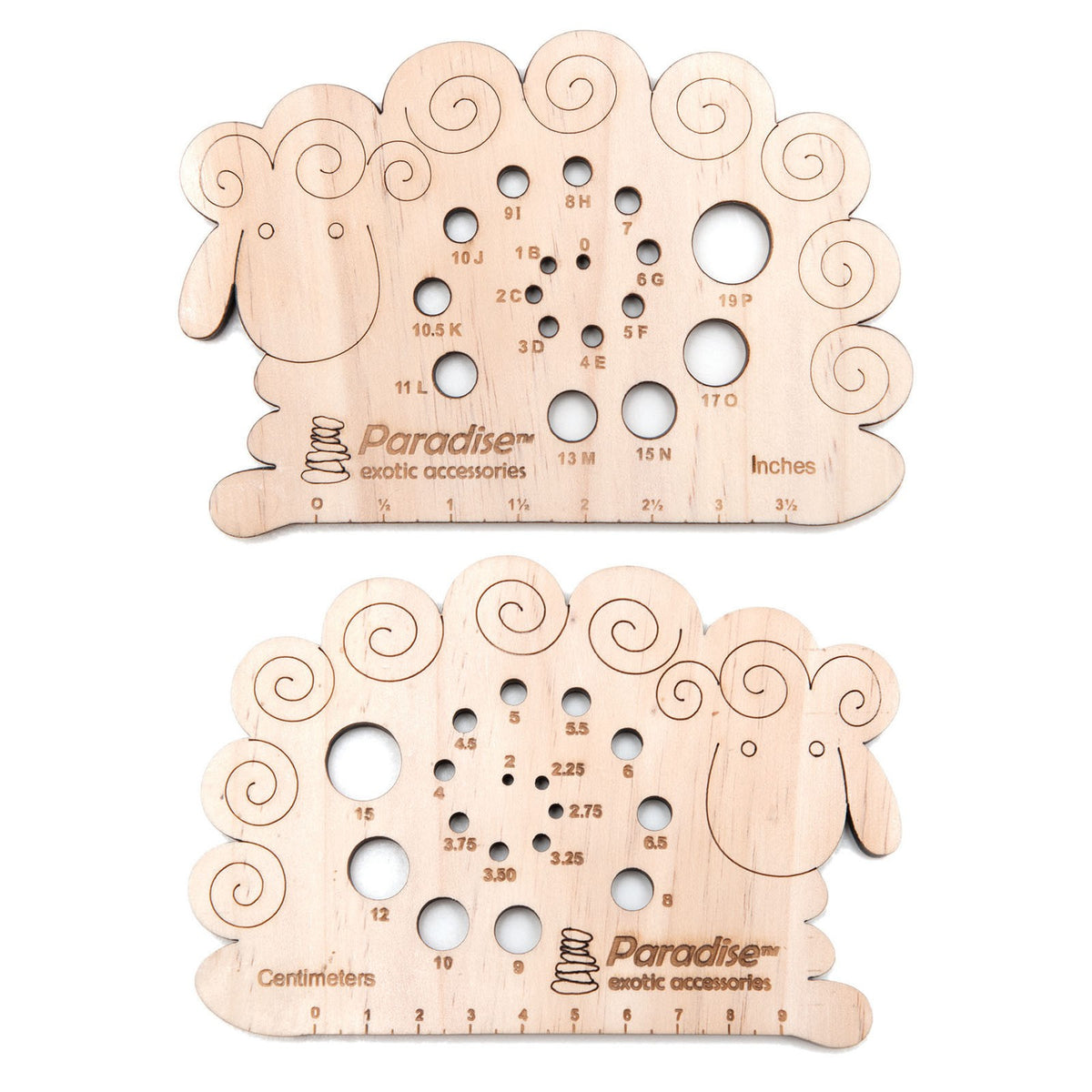 Knitting Needle Gauge - Sheep