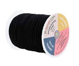 Elastic Round Cord Black $.50/yd