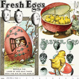 Egg Collage - Multi $13.99/Yard