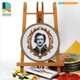Counted Cross Stitch Kit: Edgar Allen Poe (91 x 115)