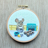 Muffin Mouse Embroidery Kit