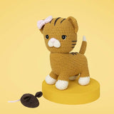 Cat and Mouse Amigurumi Crochet Kit