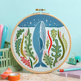 Stargazing Whale Embroidery Kit