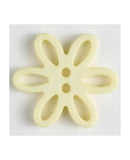 Polyamide Flower Button - Size: 20mm - 2 holes