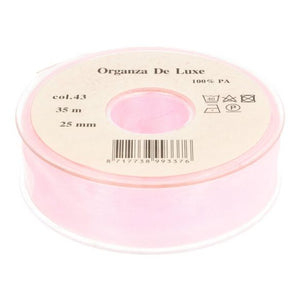 Organza Ribbon- Pink  $1.99/Yard