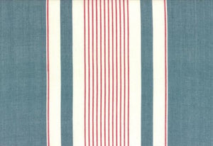 16” Picnic Point Red and Blue Toweling