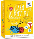 Knitting Kit for Beginners, Kids + Adults