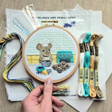Muffin Mouse Embroidery Kit