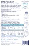 Mary De Kids Pattern :: 6 mo -3 yrs & 4 -8
