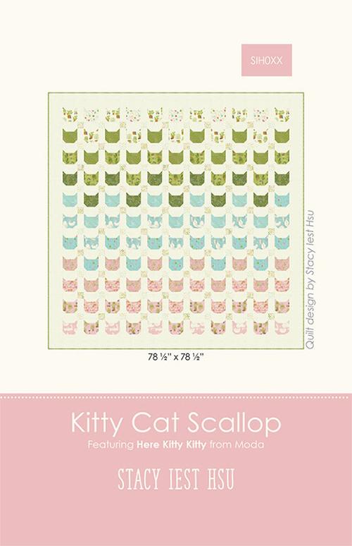 Kitty Cat Scallop Quilt pattern