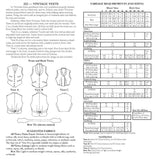 Vintage Vests (222) - Folkwear Patterns
