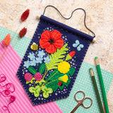 Wildflower Pennant Felt Craft Kit