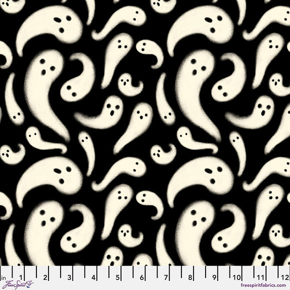 Who Ghost There - Black $12.99/ Yard