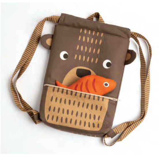 The Great Outdoors - Bear Backpack Panel $13.99