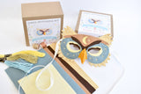 Felt Owl Mask Hand Sewing Kit