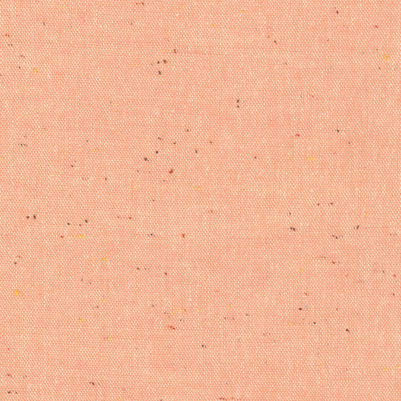 Essex Speckled Yarn Dye - Coral $15.49/ Yard