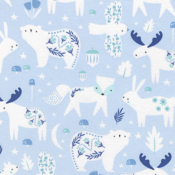 Arctic Animals - Blue  $12.99/Yard