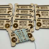 Boom Box Wooden Bobbins