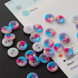 Ceramic Button - Size: 1.5cm - 2 holes