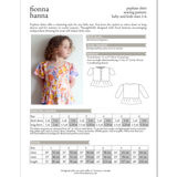 Peplum Shirt Kids Pattern