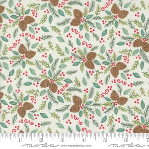 Pinecones - Snowy White $12.99/ Yard