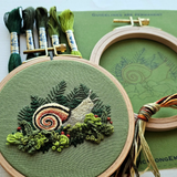 Forest Snail Embroidery Kit