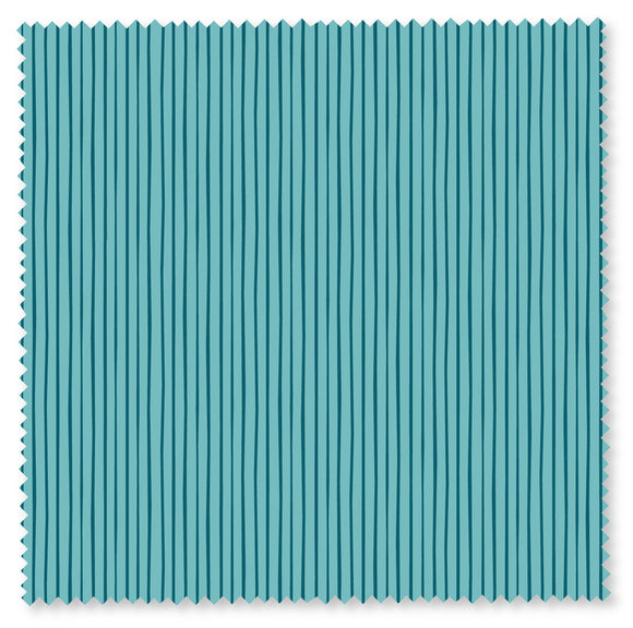 Basics Rows- Teal $12.25/yd