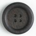 Wood Button - Size: 23mm Color: dark brown