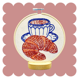 Croissant  Complete Embroidery Kit