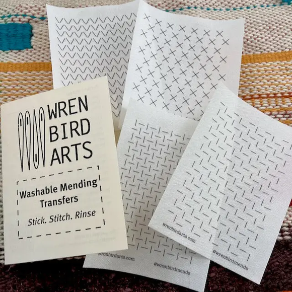 Washable Mending Patterns #10 Cream Fiber Arts Patterns