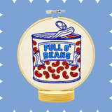 Beans Complete Embroidery Kit