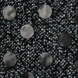 Disco Dot Sequin Knit - Black $9.50/yd