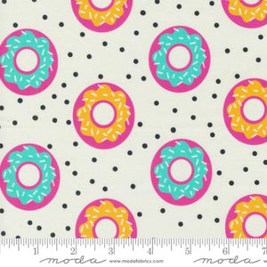 Donut Worry Be Happy- Cream  $12.99/ Yard