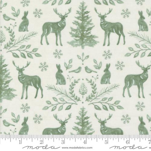 Damask Animals - Snowy White $12.99/ Yard