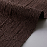 Japanese Washed Linen Canvas : Chocolate  $17.49/yd