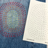 Washable Mending Patterns #5 Lavender