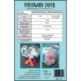 Patchwork Duffle pattern