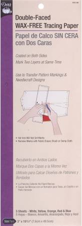 Double Face Tracing Paper Assorted Colors