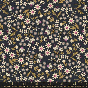 Inflorescence Soft Black - $12.99/ Yard