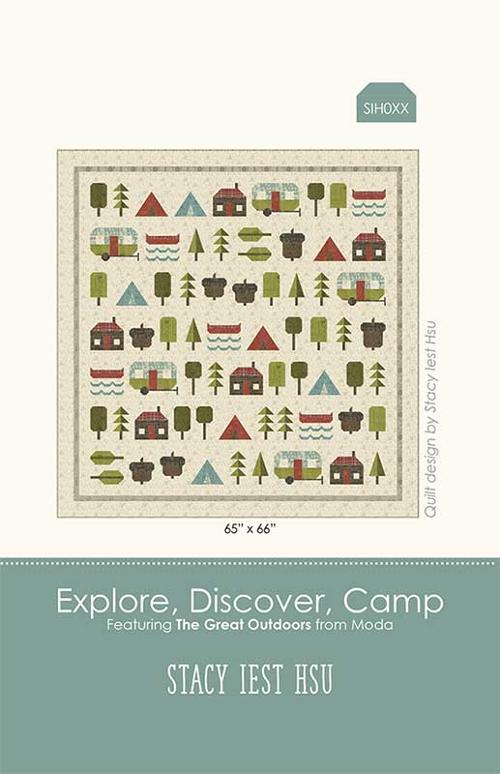 Explore, Discover, Camp Quilt pattern