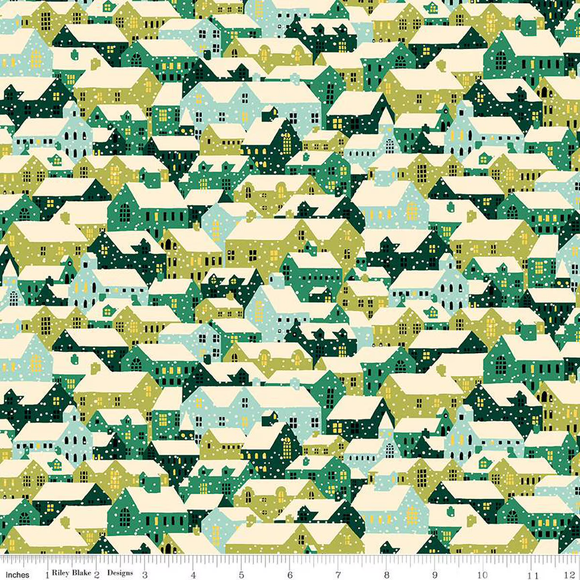 Snowy Rooftops A  $13.99/Yard