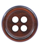 Shiny Polyester Button - 11mm 4 holes
