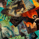 Classic Movie Monsters - Jade $13.49/yd