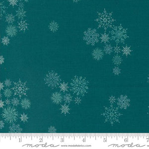 Snowflake - Teal $12.99/ Yard