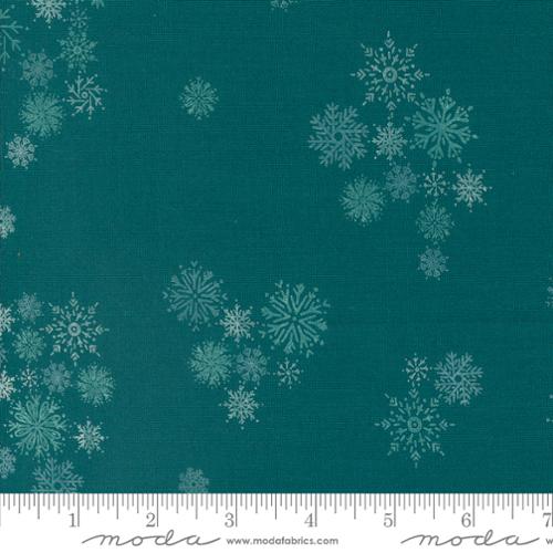 Snowflake - Teal $12.99/ Yard