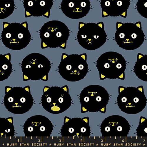 Scared Cats - Ghostly $12.99/ Yard